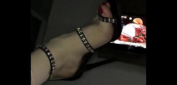  My new shoes,ankle bracelet and toe ring